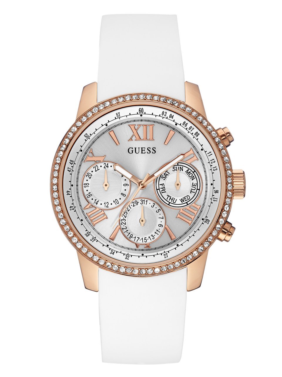 GUESS Women's W0616L1 S15 Stainless Steel Watch - Elegant Ladies Timepiece for Casual, Office & Special Occasions