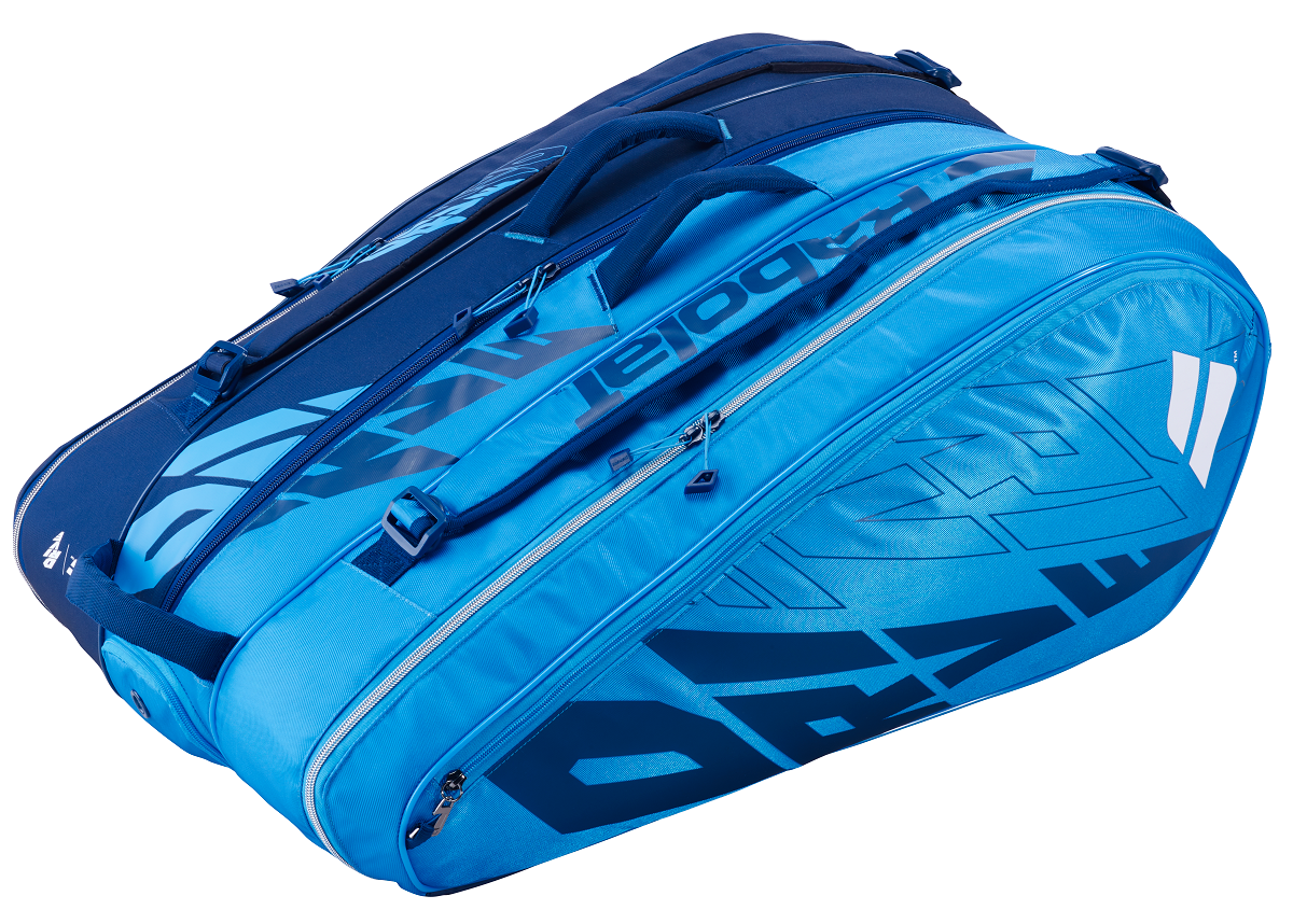 Babolat Pure Drive 12 Pack Tennis Racquet Bag - Blue/Navy | Durable Tennis Gear for Players & Coaches | Perfect for Tournaments, Practice & Travel