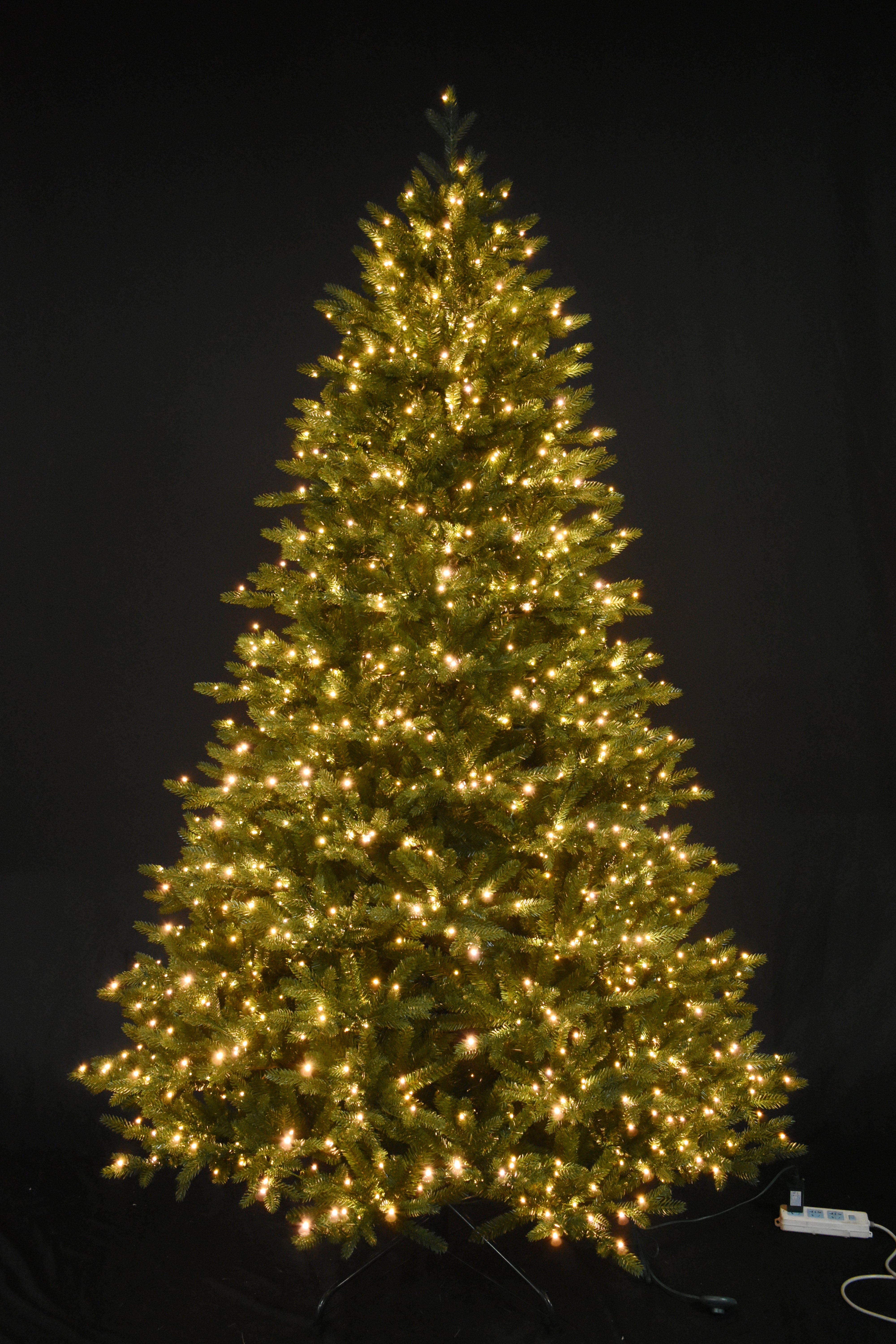 7.5-Foot Supreme Frasier Starry LED PowerConnect™ Artificial Christmas Tree - Pre-Lit with Energy-Efficient Lights for Holiday Home Decor, Parties & Festive Celebrations