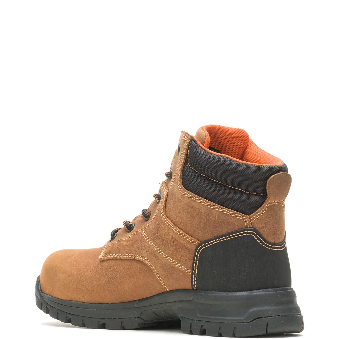 Piper Women's Composite Toe Work Boots - Lightweight Safety Shoes for Construction, Warehouse & Outdoor Work - Tan Leather Work Boots for Women