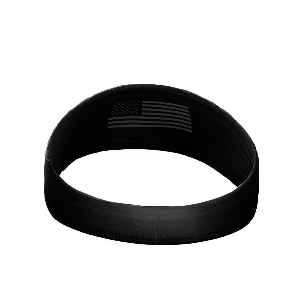 Tactical USA Flag Headband - Patriotic Military Style Sweatband for Running, Hiking & Outdoor Sports - American Flag Design Head Wrap for Men & Women