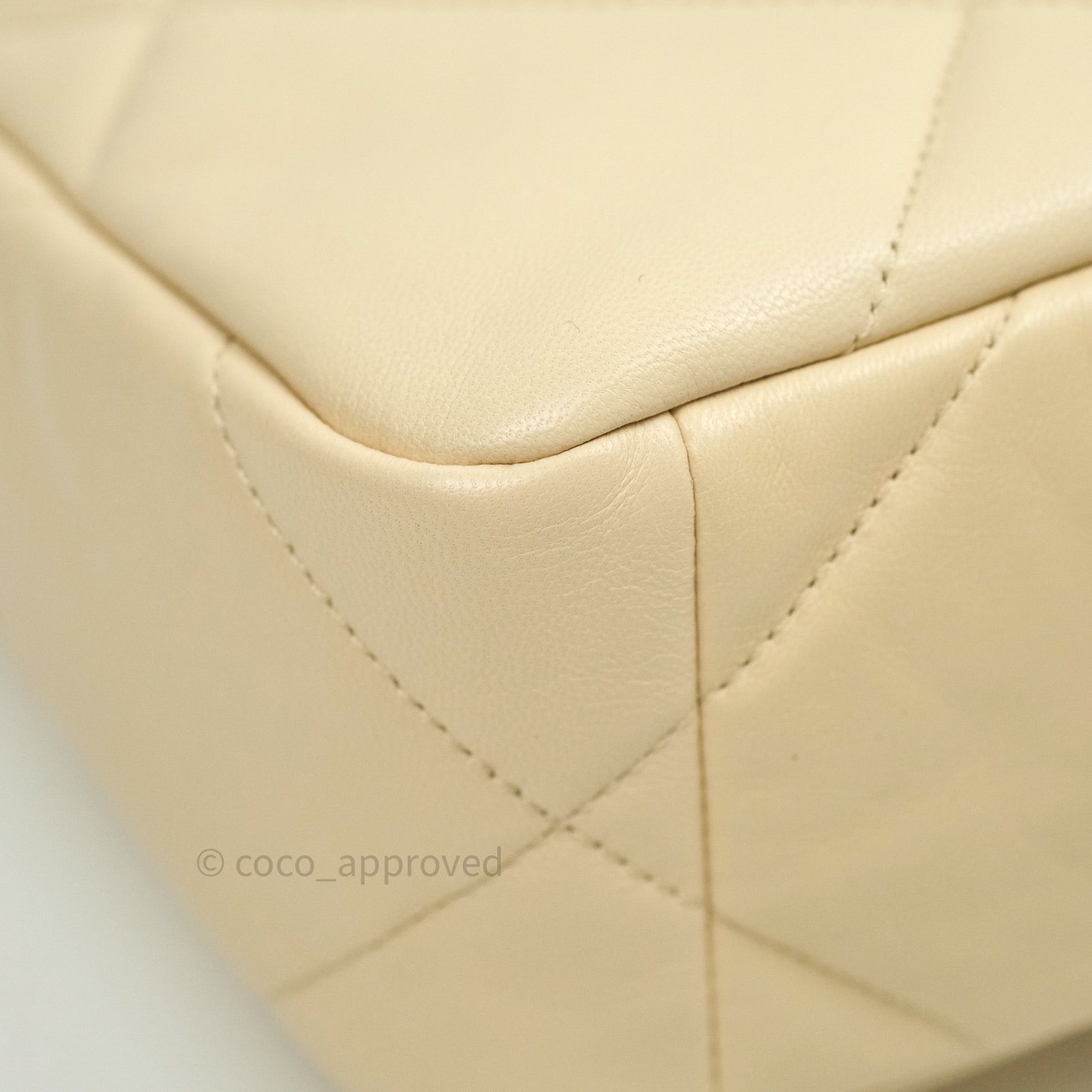 Chanel 19 Small Beige Goatskin Leather Bag with Mixed Gold & Silver Hardware - Luxury Designer Handbag for Women, Perfect for Everyday Use & Special Occasions