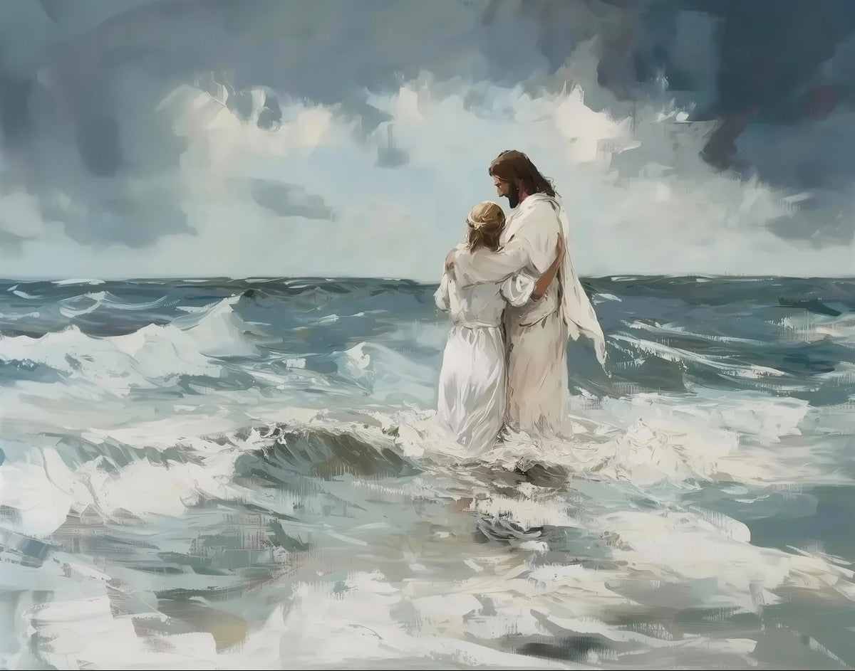 Be Still By Gabriel Heaton - Inspirational Christian Wall Art Decor for Home, Office & Church - Perfect for Prayer Rooms, Bedrooms & Gifts