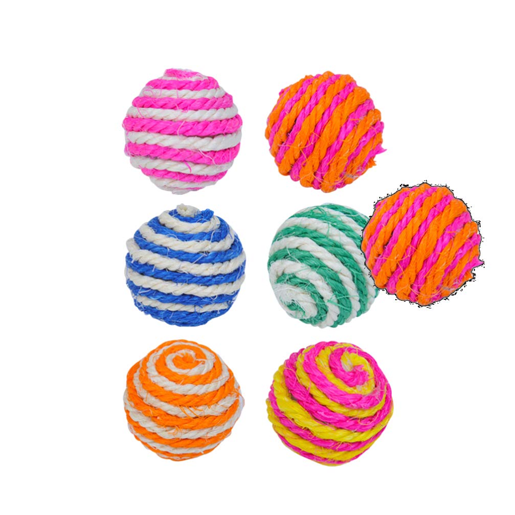 Balacoo 6-Piece Cat Teeth Cleaning Toy Set - Interactive Dental Chew Toys for Kittens, Exercise Balls & Scratch Play Gym for Cat Entertainment, Training & Chase Games | Perfect for Indoor Play, Dental Health & Active Cats