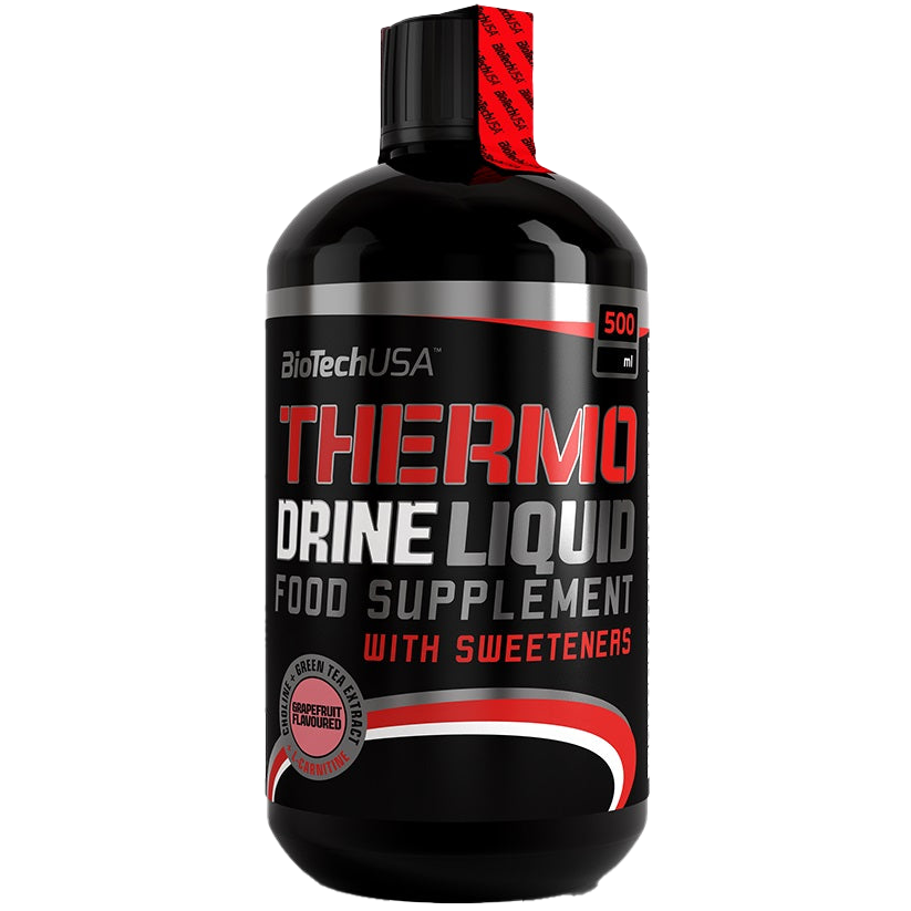 BioTechUSA ThermoDrine Liquid - Grapefruit Flavor 500ml | Premium Thermogenic Fat Burner Supplement for Weight Loss & Energy Boost | Ideal for Workouts, Dieting & Active Lifestyle
