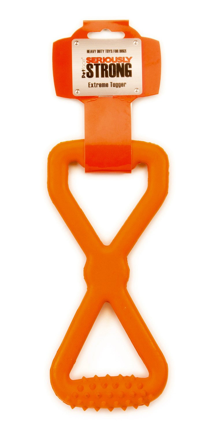 Seriously Strong Dog Toy - Durable Rubber Extreme Tugger Chew Toy for Aggressive Chewers - Perfect for Playtime, Training & Bonding with Your Dog