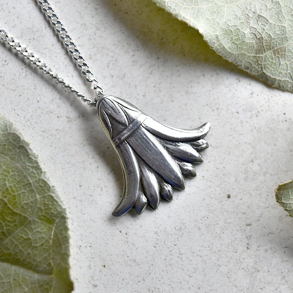 Egyptian Revival Sterling Silver Necklace - Handcrafted Die Struck Jewelry for Women - Perfect for Weddings, Parties & Special Occasions