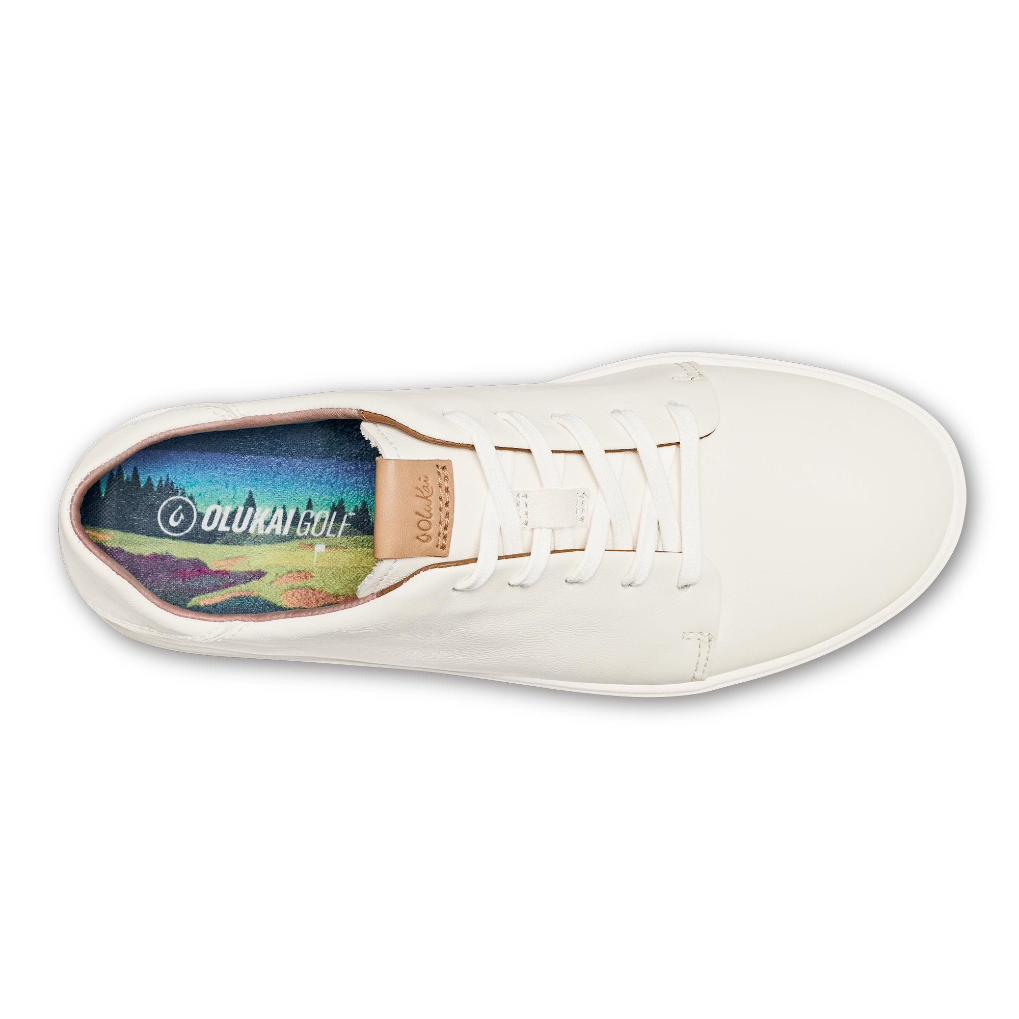 Wailea Women's White Leather Golf Shoes - Comfortable & Stylish for Golfing, Walking & Outdoor Activities