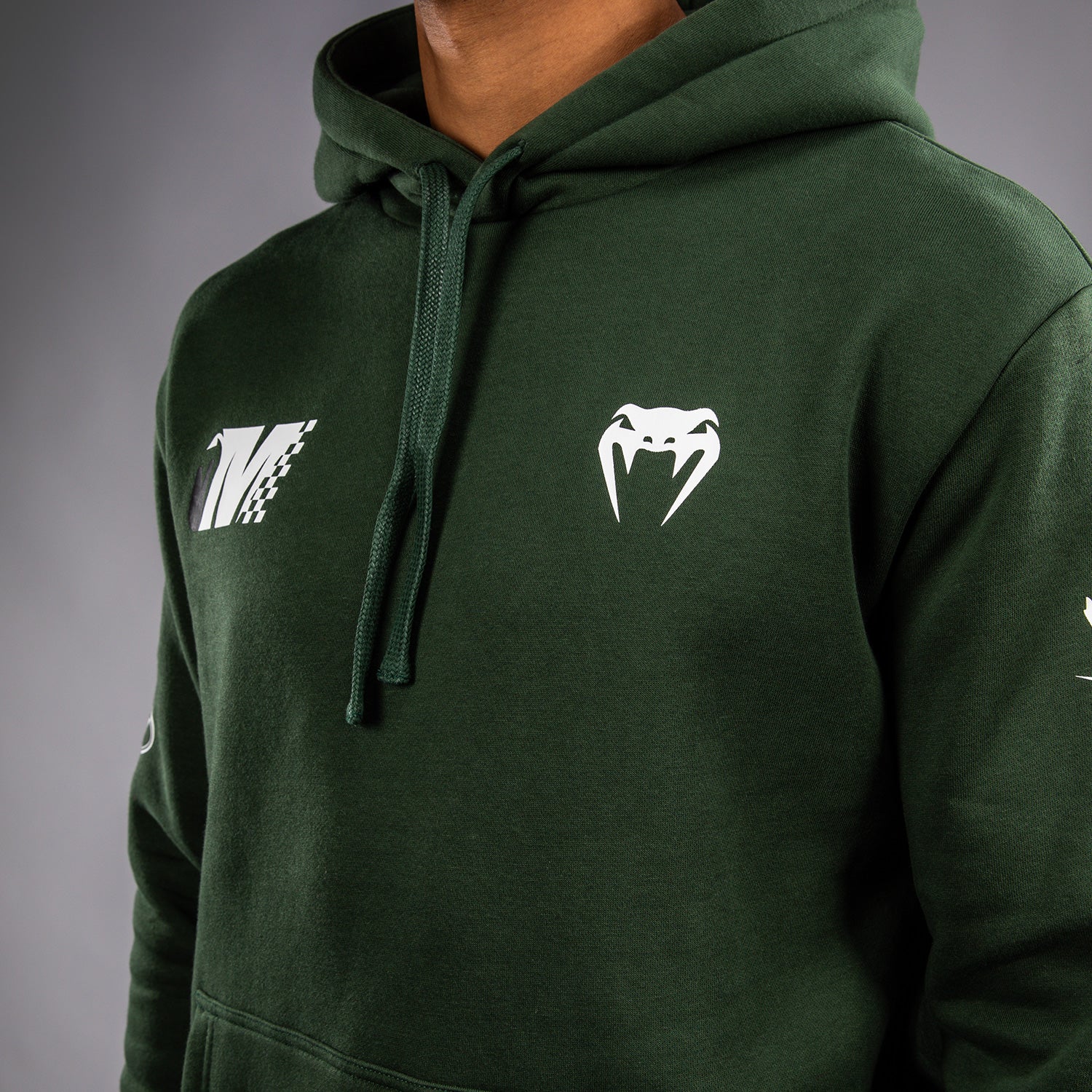 Venum Motorsport Hoodie for Men & Women - Premium Deep Forest Green Pullover - Comfortable & Stylish for Gym, Training & Casual Wear