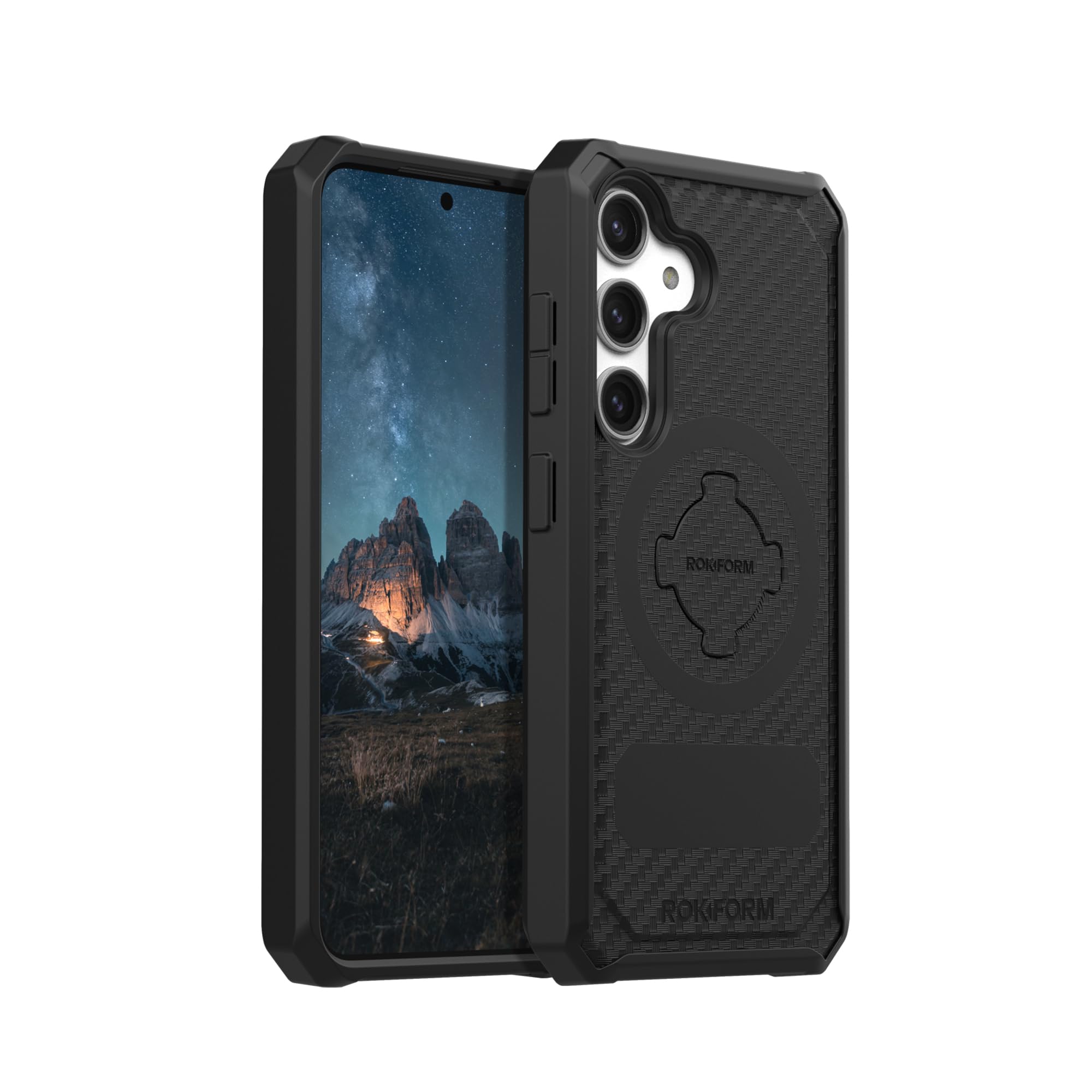 Rokform Rugged Magnetic Case for Galaxy S24 with Twist Lock, Drop Tested Armor (Black) - Perfect for Outdoor Adventures and Daily Protection