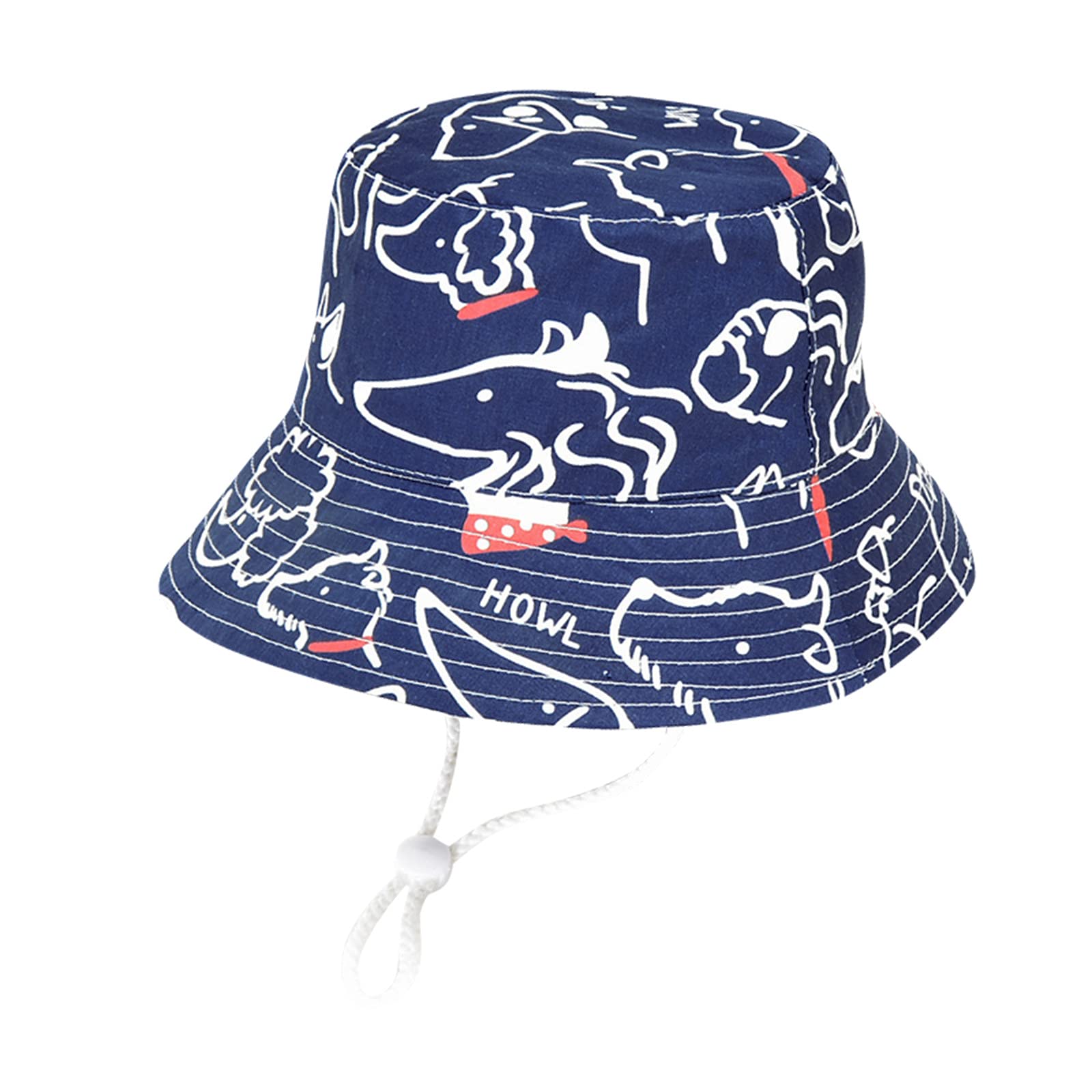 Kids Sun Hat - Baby Bucket Hat for Boys & Girls, UV Protection & Sunscreen, Cartoon Design for Infant Care - Perfect for Beach, Park & Outdoor Play