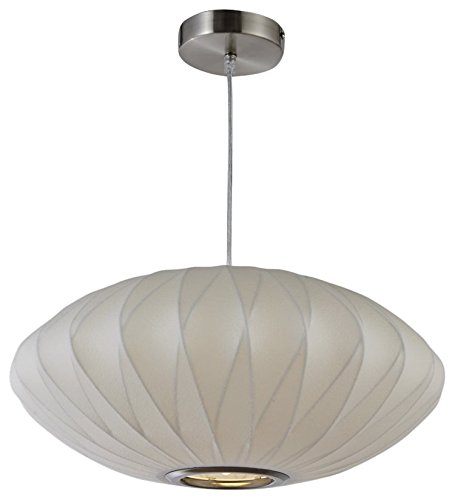 Legion Furniture LM10904-18 Modern White Pendant Lamp - Stylish Ceiling Light Fixture for Dining Room, Kitchen Island, Bedroom & Living Room Decor