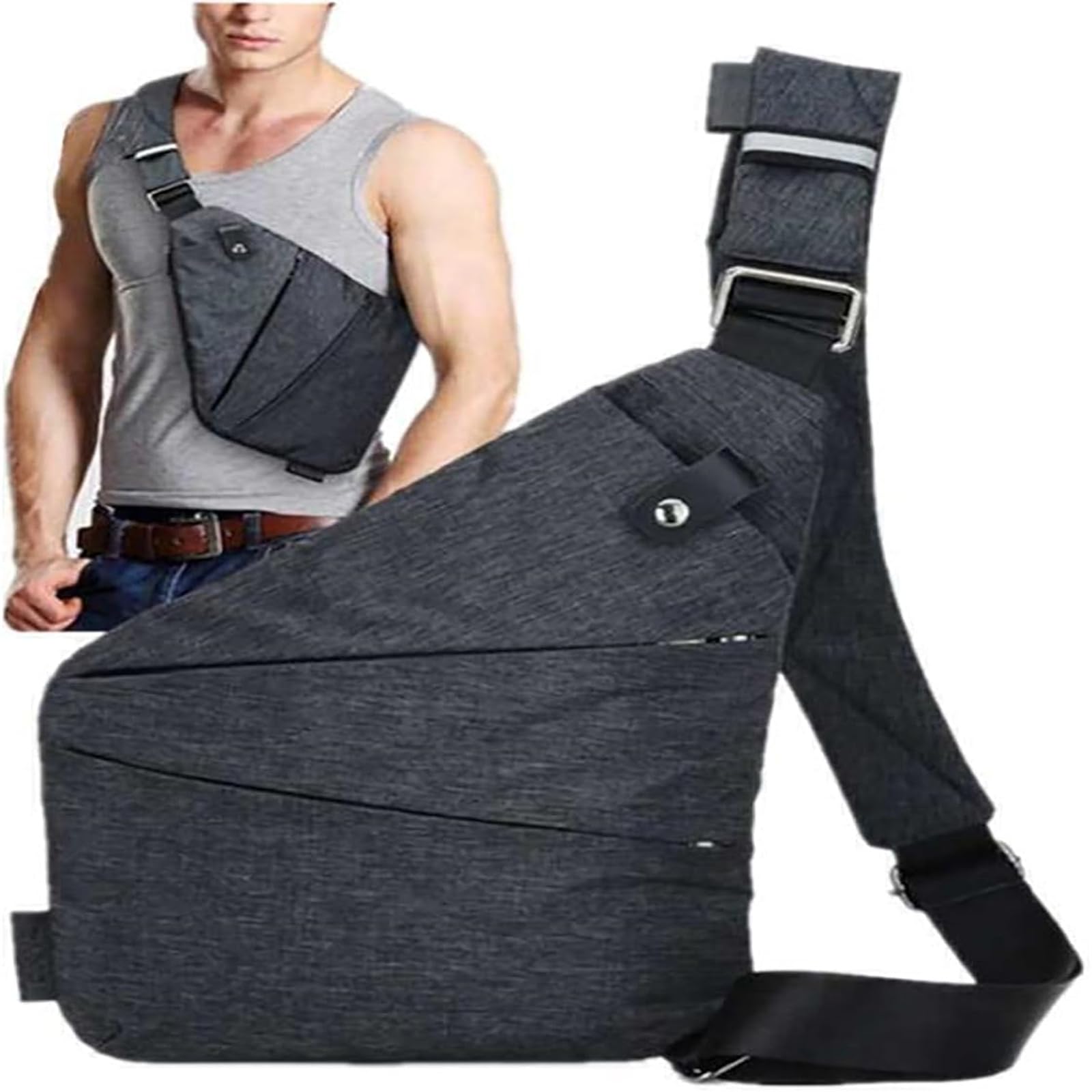 2024 New Anti-Theft Travel Sling Bag - Lightweight Crossbody Bag for Women & Men - Perfect for Commuting, Hiking & Travel Accessories
