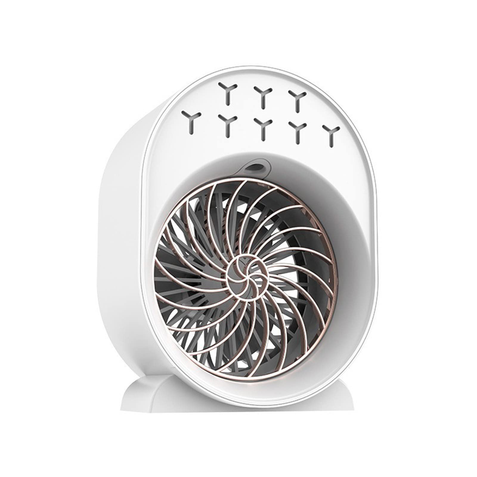 YaYiYa Portable USB Rechargeable Mini Air Conditioner - 3 Speed Settings with LED Lights for Home, Office, Bedroom | Personal Cooling Fan for Desk, Travel, Camping & Outdoor Use | Compact Air Cooler for Summer Heat Relief