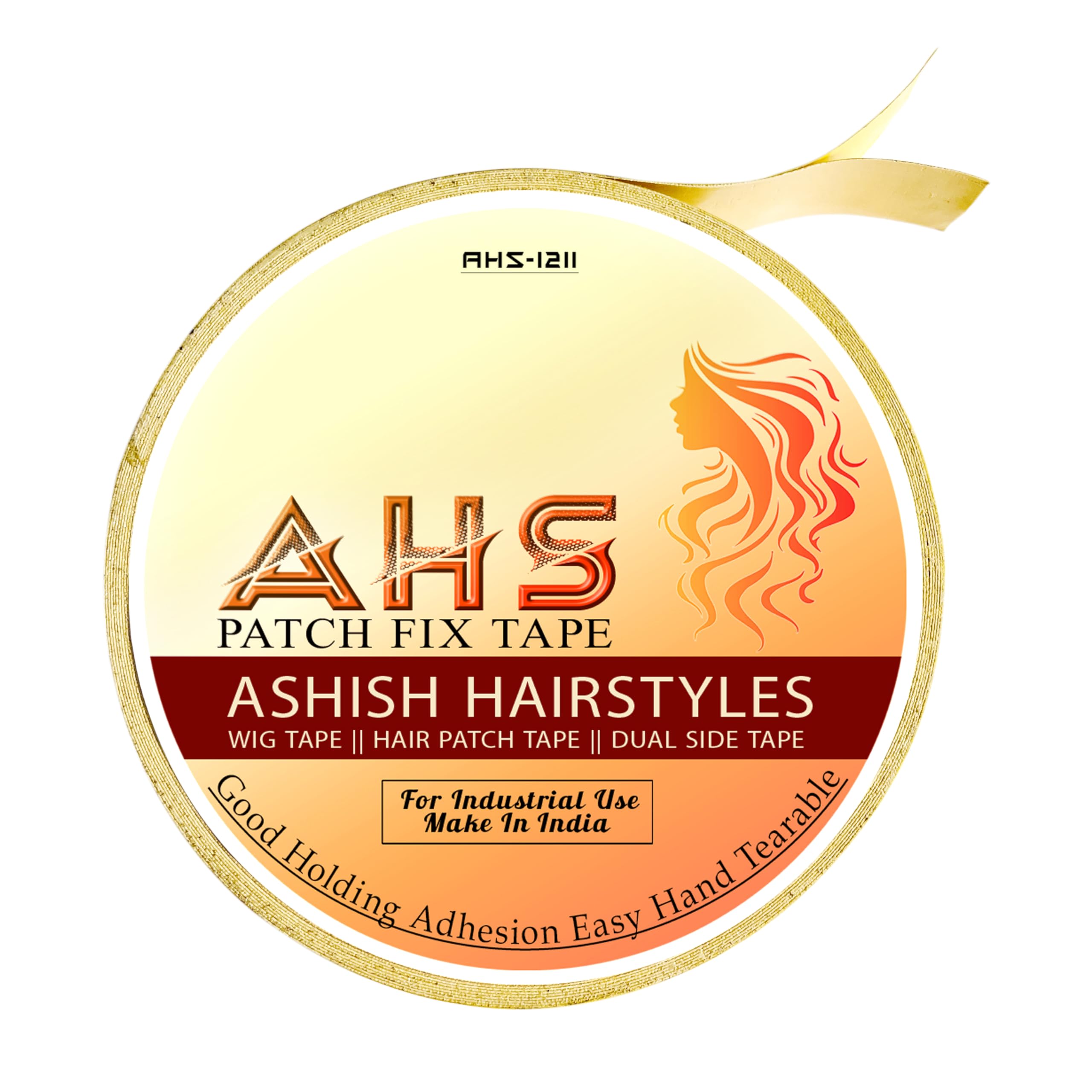 Premium AHS Hair Wigs Tape - Double Sided Cotton Adhesive for Hair Patch & Toupee (1