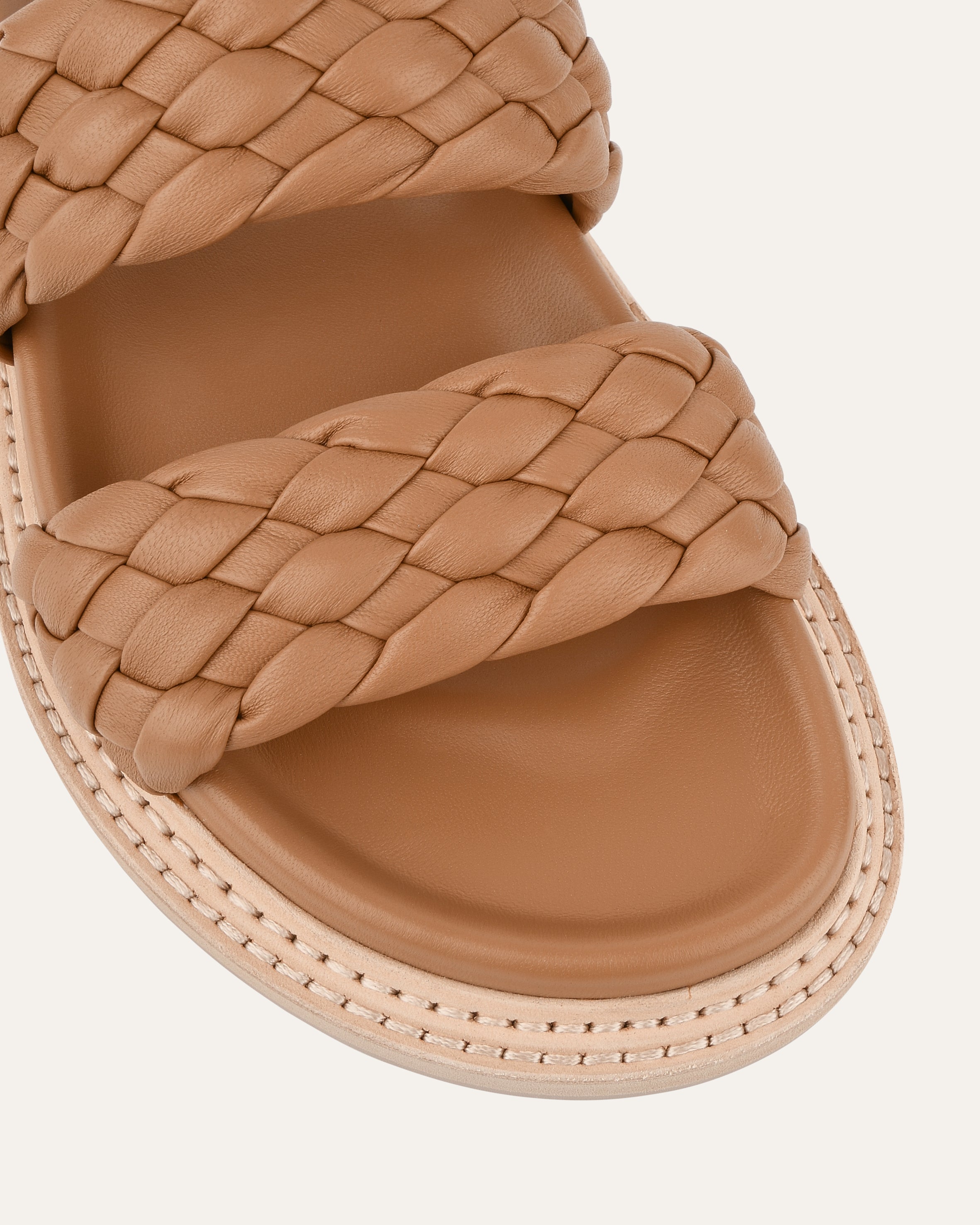 VEGA Women's Flat Sandals - Genuine Leather Comfortable Casual Shoes for Summer, Beach, and Everyday Wear