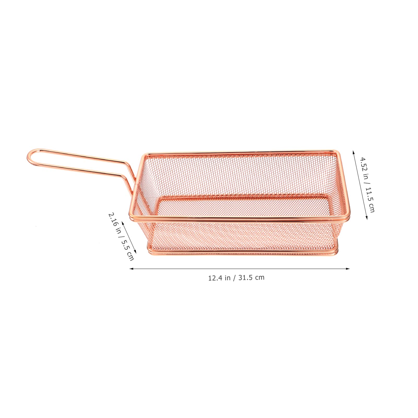 Stainless Steel Deep Fryer Basket - Kitchen Tool for Cooking & Food Presentation