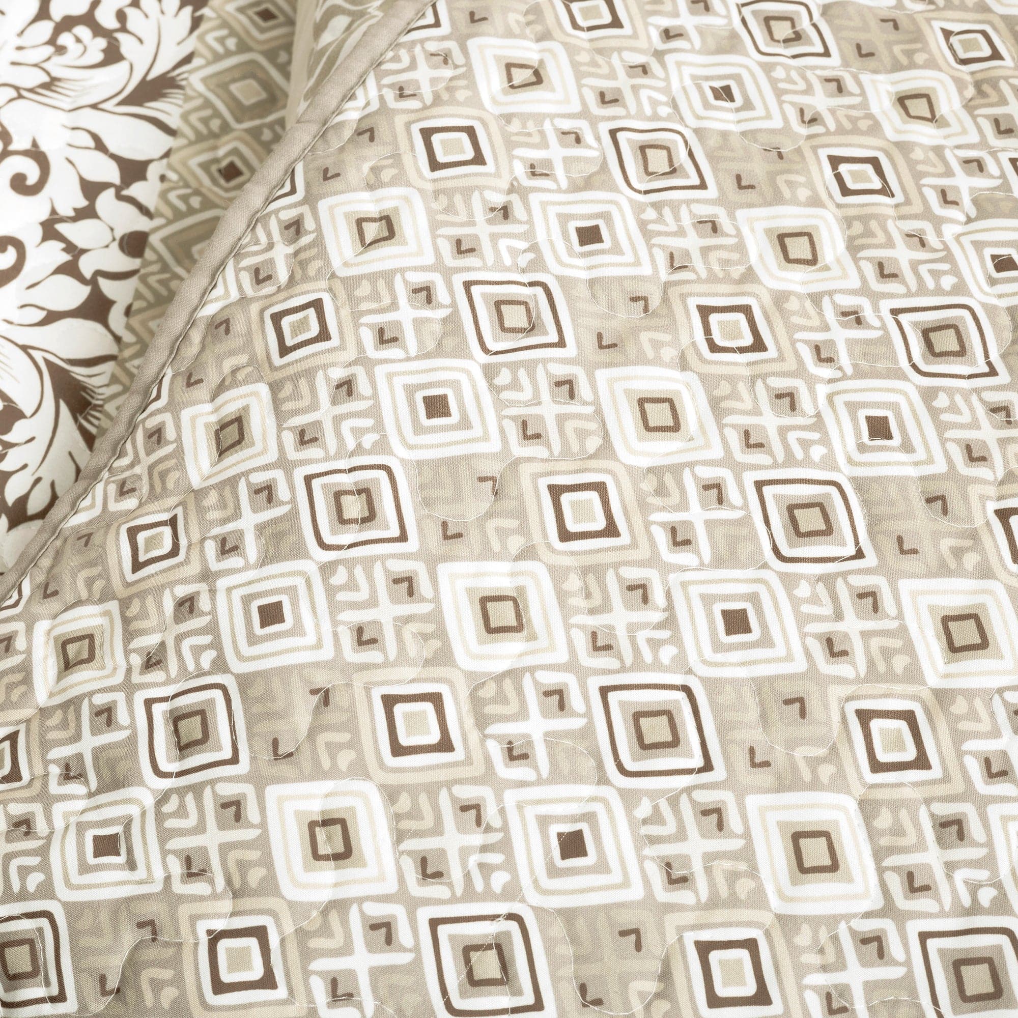Boho Stripe 3-Piece Quilt Set - Queen Size, Soft Cotton Bedding for Bohemian Style Bedroom Decor | Perfect for Guest Rooms, Master Bedrooms & Cozy Home Styling