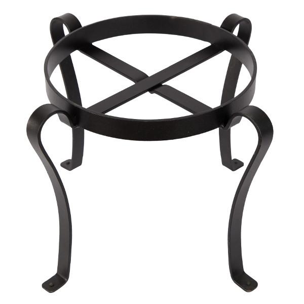 Outdoor Patio Flower Pot Stand - Heavy Duty Metal Plant Holder for Garden, Balcony & Deck Decor - Perfect for Hanging Baskets & Potted Plants