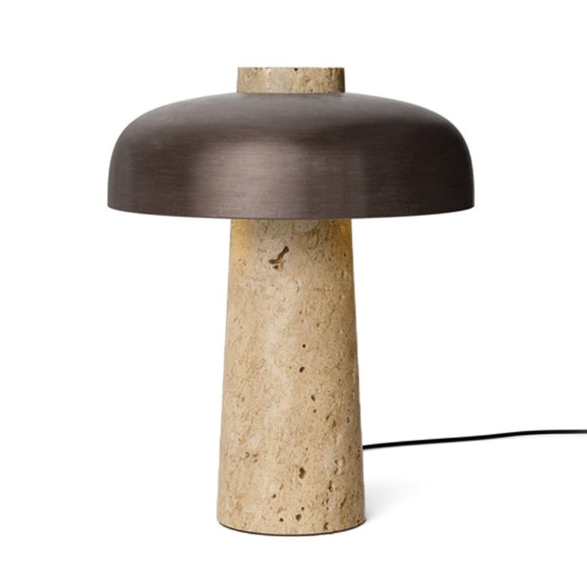 Modern Terra Dome Table Lamp - Stylish LED Bedside Lamp for Bedroom, Living Room & Office - Warm White Light with Adjustable Brightness - Perfect for Reading, Relaxing & Decor