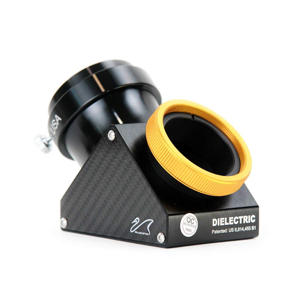 Premium William Optics 2-Inch 99% Dielectric Dura Bright Carbon Fiber Mirror Diagonal for SCT Telescopes - Perfect for Astronomy, Astrophotography & Stargazing Accessories