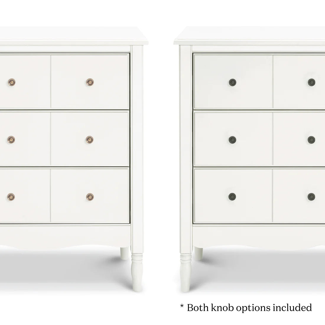 Liberty 6 Drawer Assembled Dresser - Modern Wooden Chest of Drawers for Bedroom Storage | Perfect for Organizing Clothes, Linens & Accessories in Home, Dorm or Nursery