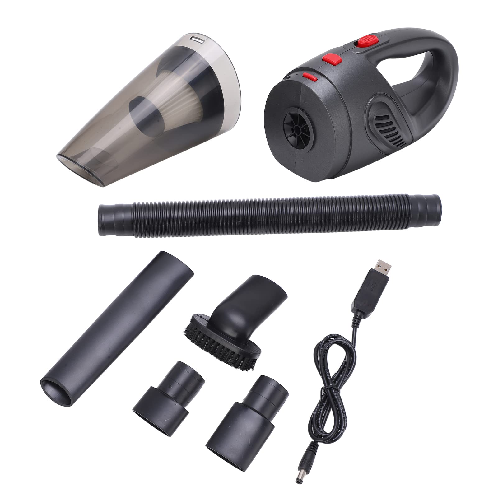 EBTOOLS 120W Portable Wireless Car Vacuum Cleaner - 9600pa High Power Handheld Dust Collector for Home, Office & Auto Cleaning | Perfect for Car Seats, Pet Hair & Small Spaces
