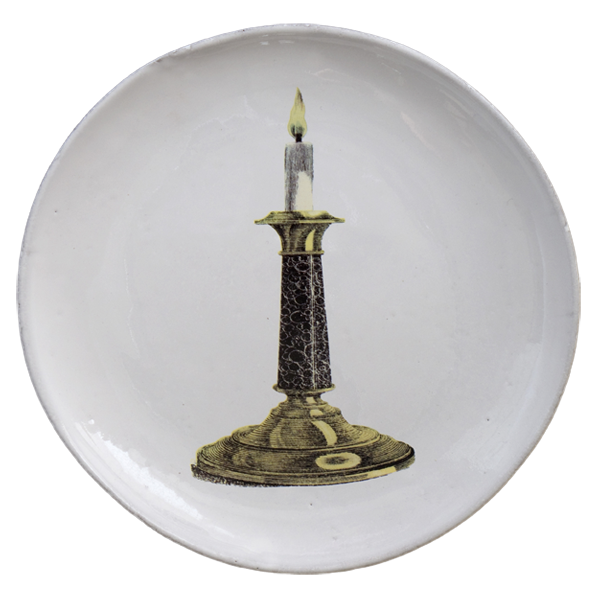 Elegant Candlestick Dinner Plate Set - Fine Porcelain Tableware for Formal Dining, Holiday Gatherings & Special Occasions