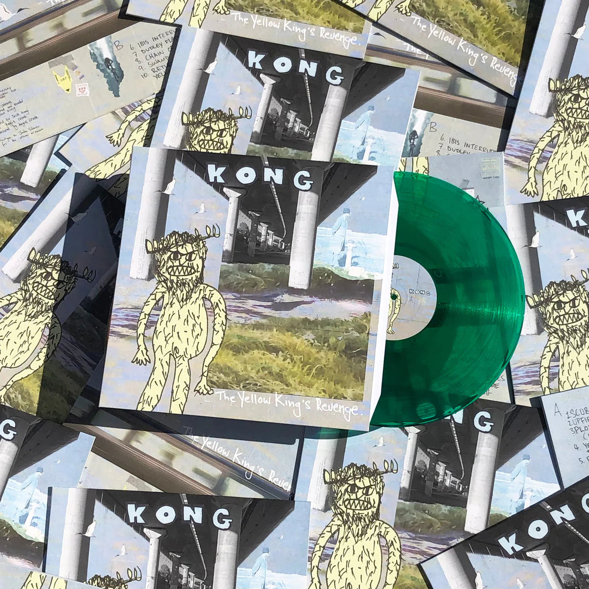 Kong - The Yellow King's Revenge Vinyl LP Record | Limited Edition Horror Soundtrack | Perfect for Halloween Parties & Horror Movie Nights