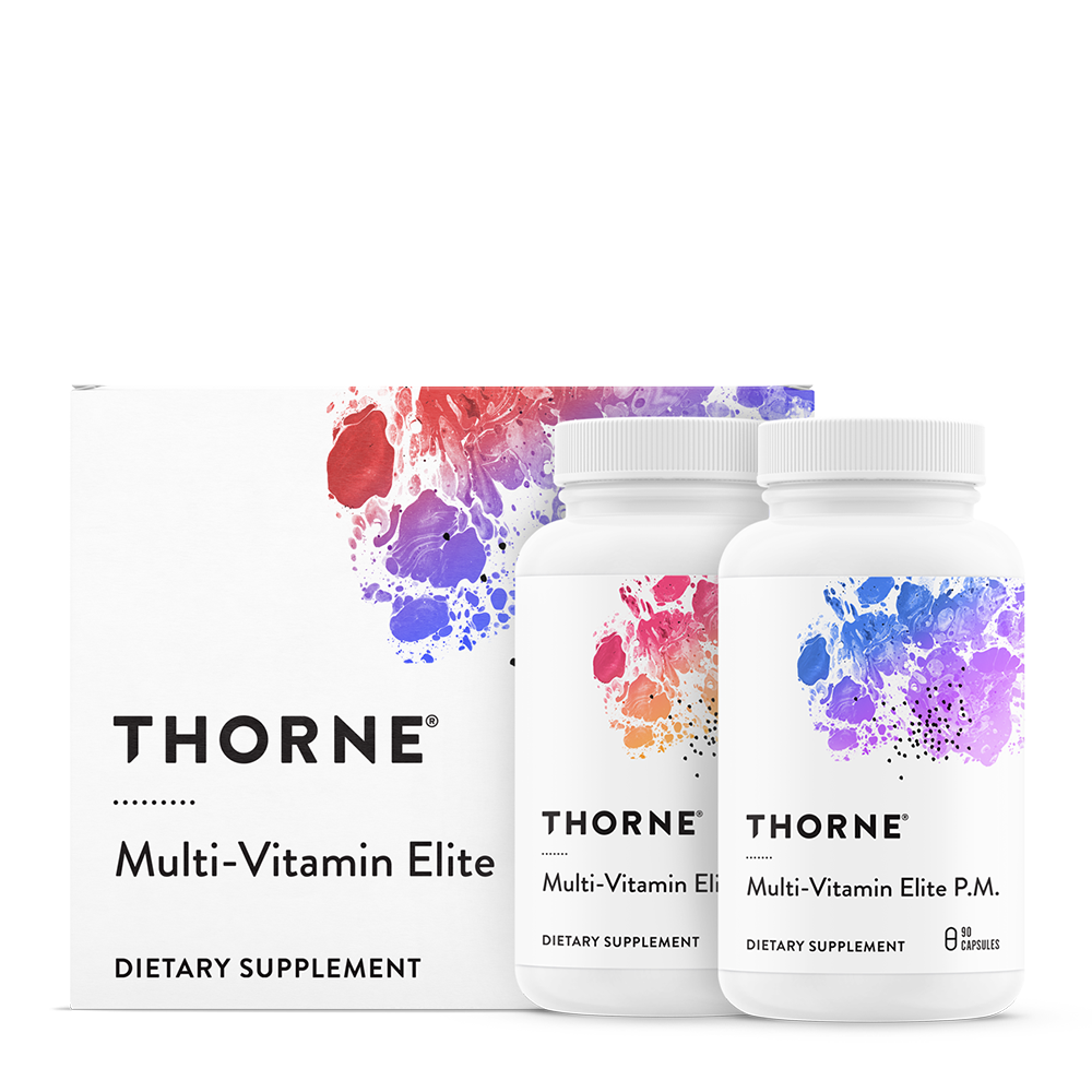 Thorne Multi Vitamin Elite - NSF Certified for Sport (VM114) | Premium Daily Multivitamin for Athletes & Active Lifestyles | Supports Energy, Immunity & Recovery