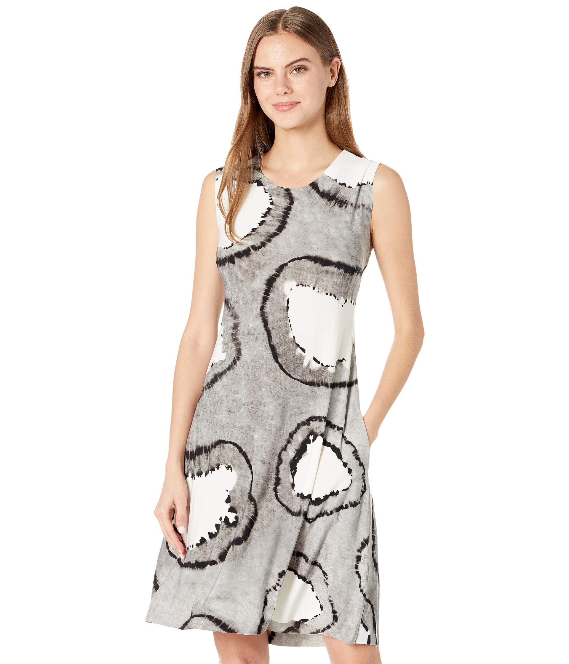 Norma Kamali Women's Kamali Kulture Sleeveless Swing Dress - Flowy A-Line Mini Dress for Summer, Beach & Casual Wear | Fashionable & Comfortable Day to Night Outfit