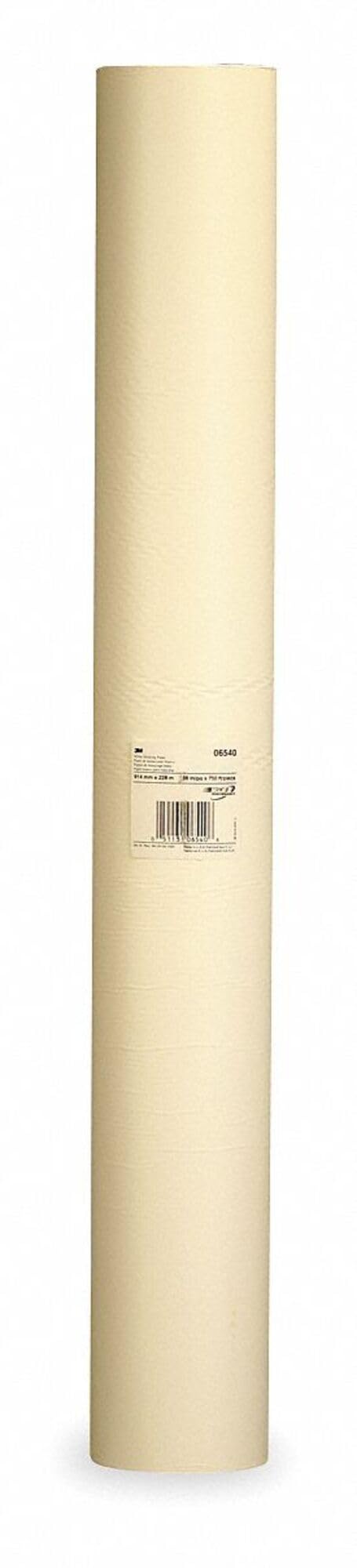 3M 06540 White Masking Paper Roll - 36 Inch Width x 750 Feet Length - Perfect for Painting, DIY Projects, and Home Renovations