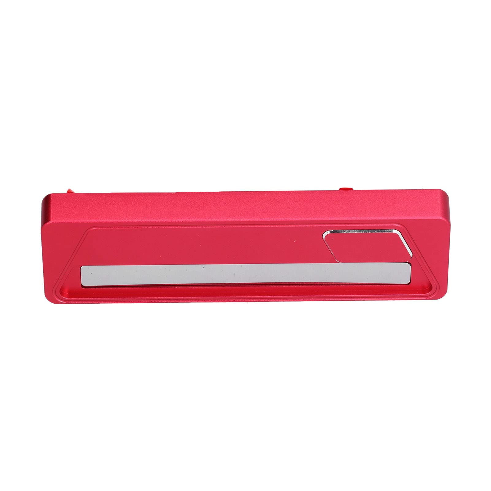 Fdit Aluminum Alloy Phone Number Parking Card Plate - Durable & Easy Install Temporary Car Parking Sign (Red) | Perfect for Apartments, Offices & Visitor Parking Spaces