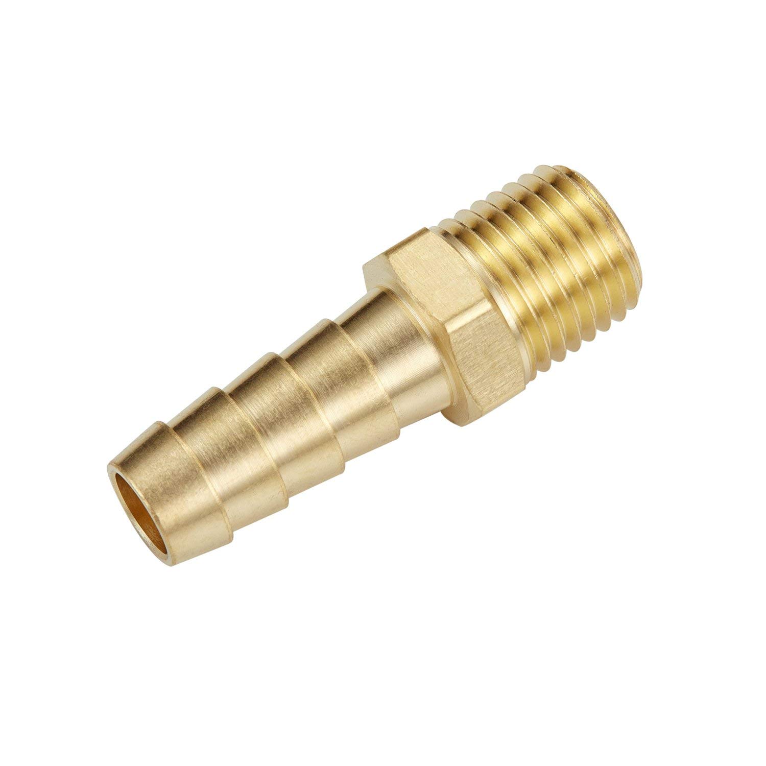 12-Piece Solid Brass Pipe Fittings - 1/4
