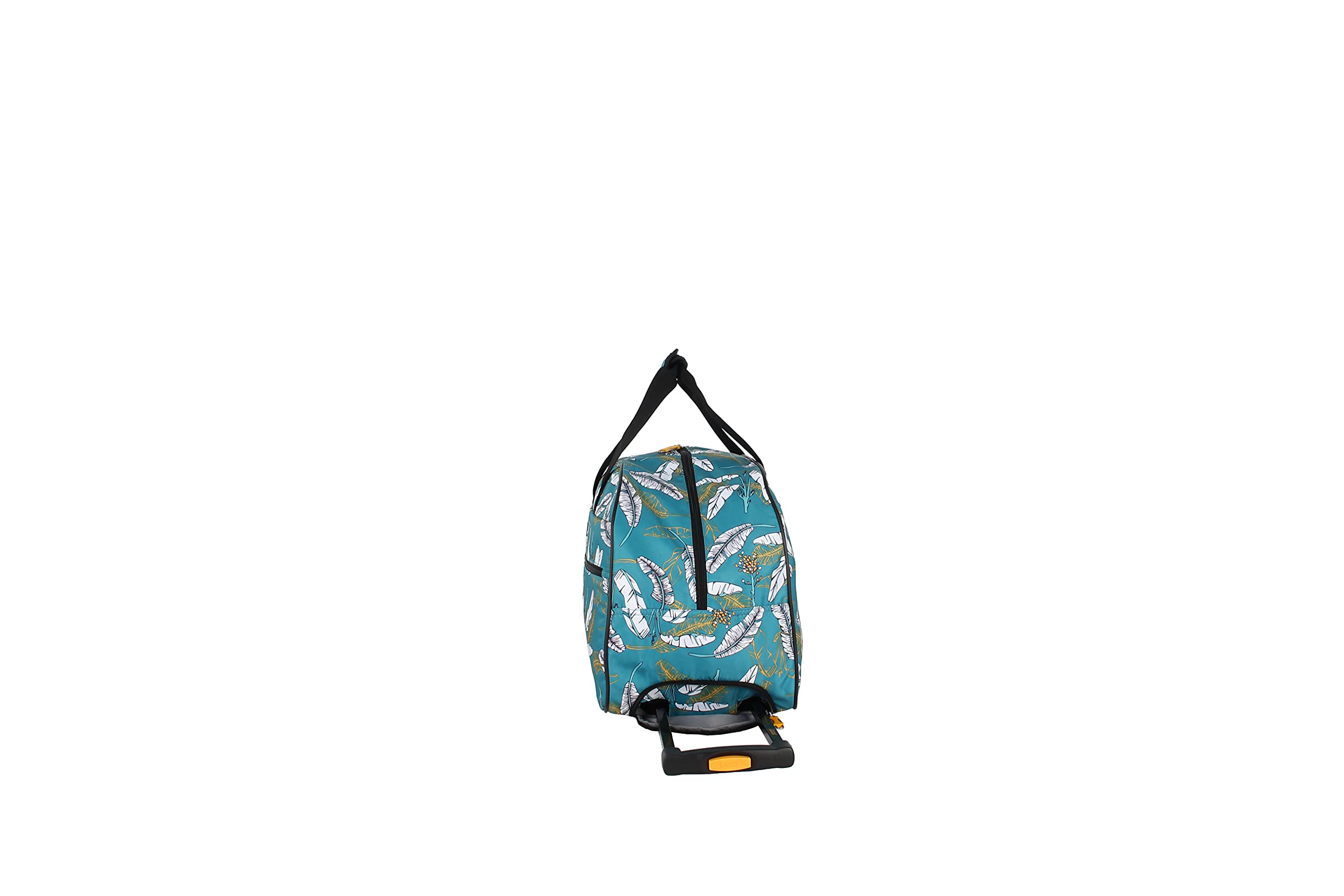 Lucas Designer 22 Inch Lightweight Carry On Duffel Bag with Rolling Wheels - Perfect for Weekender Overnight & Business Travel - SEA FORM & SPIRIT Patterns - Ideal for Airplane Trips, Gym Visits and Weekend Getaways