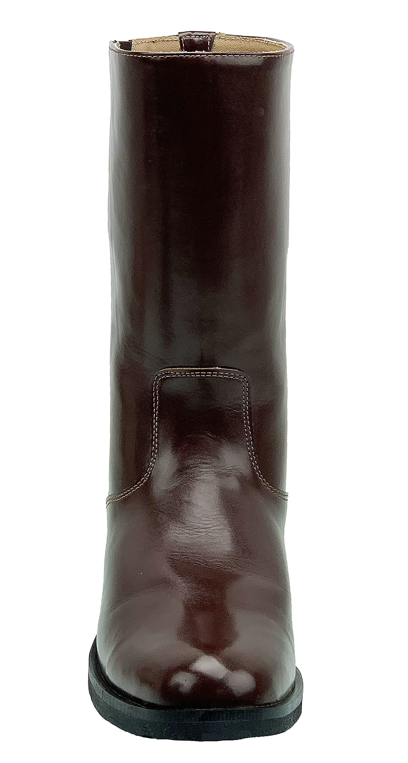 Men's ATLAS Mid Calf Leather Boots - Waterproof Work Boots for Outdoor Hiking & Casual Wear - Durable Comfortable Leather Boots for Men