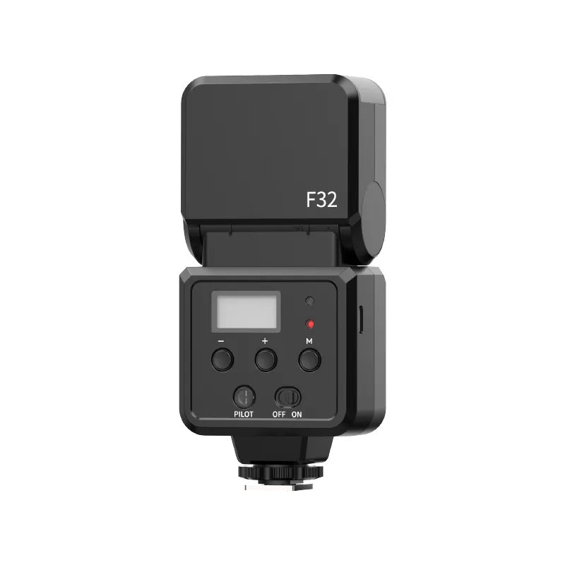 Ulanzi F32 Professional Camera Flash with GN60 Guide Number - Perfect for Canon, Nikon, Sony DSLR & Mirrorless Cameras - Ideal for Portrait, Wedding, and Studio Photography