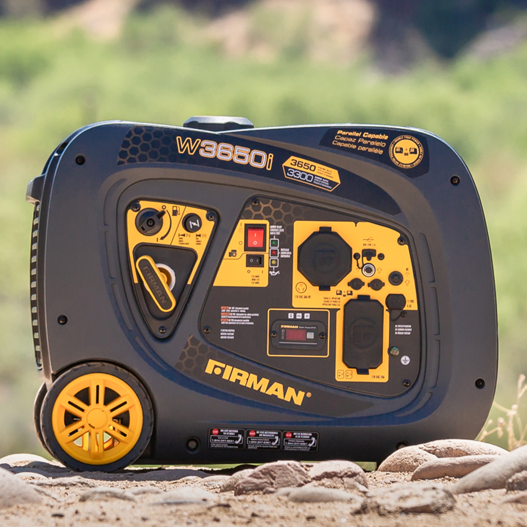 3650W Portable Inverter Generator with Recoil Start - Quiet, Reliable Power for Camping, RV Trips & Emergency Backup