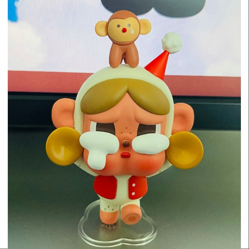 Crybaby Crying Parade Series MONKEY Plush Toy - Kawaii Japanese Collectible Stuffed Animal for Anime Fans & Gift Giving | Perfect for Bedroom Decor, Cosplay Props, and Cute Gifts