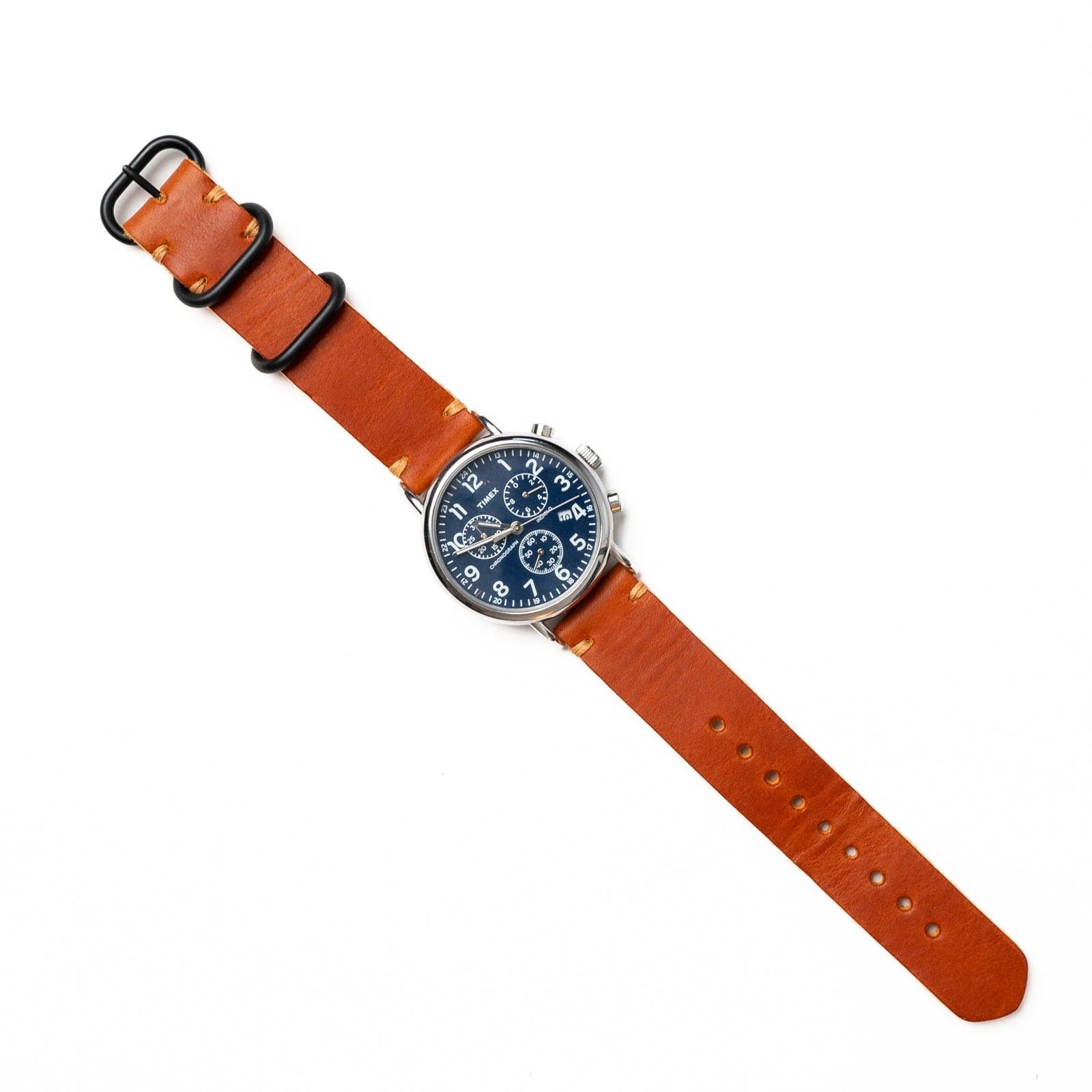 Premium Genuine Leather Watch Band for Men & Women - Adjustable Replacement Strap - Compatible with Apple Watch, Samsung Galaxy, Fitbit - Perfect for Work, Travel & Everyday Wear