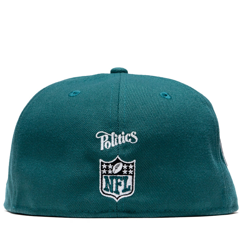 New Era Philadelphia Eagles 59FIFTY Fitted Cap - Pine Green - Official NFL Licensed Hat for Men - Perfect for Game Day & Sports Fans