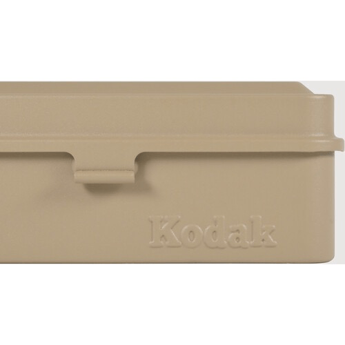 Kodak Steel 120/135mm Film Storage Case with Beige Lid & Body - Perfect for Photographers, Film Enthusiasts & Travel Protection