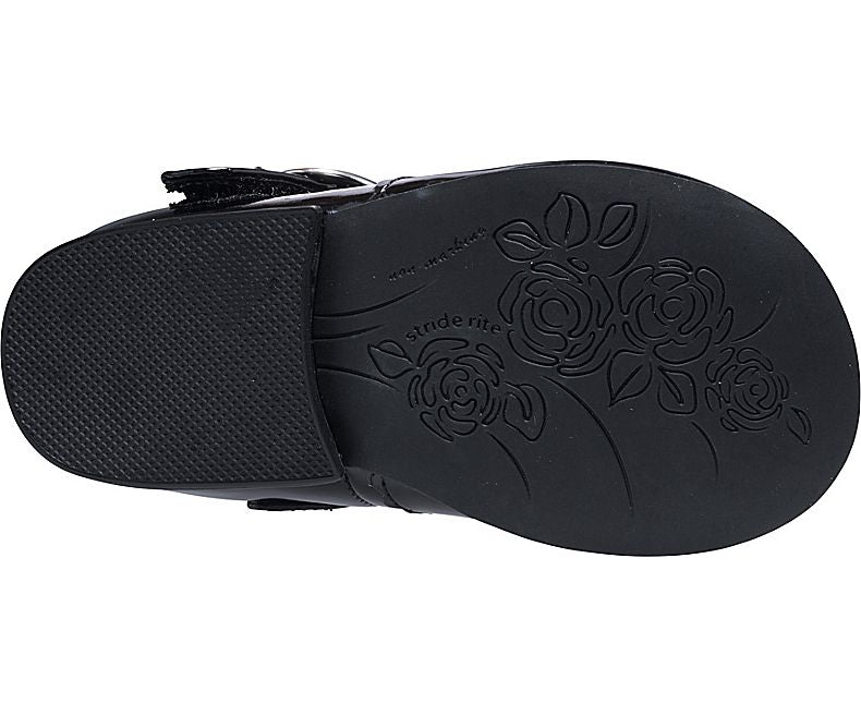 Stride Rite Black Camila Toddler Mary Jane Shoes for Girls - Comfortable First Walking Shoes for Baby & Toddler Girls - Perfect for Special Occasions, Parties & Everyday Wear