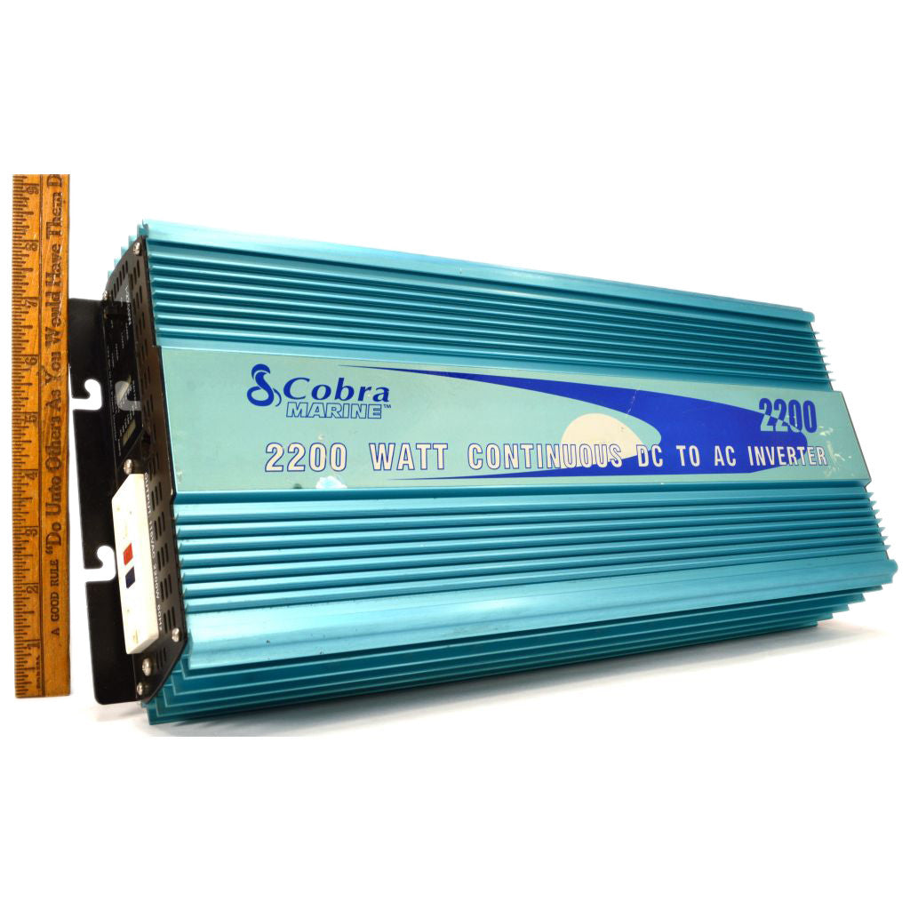 Refurbished COBRA MARINE CPI M2200 2200W Continuous Power Inverter - DC to AC Converter for Boats, RVs & Off-Grid Power - Perfect for Marine Electronics & Emergency Backup
