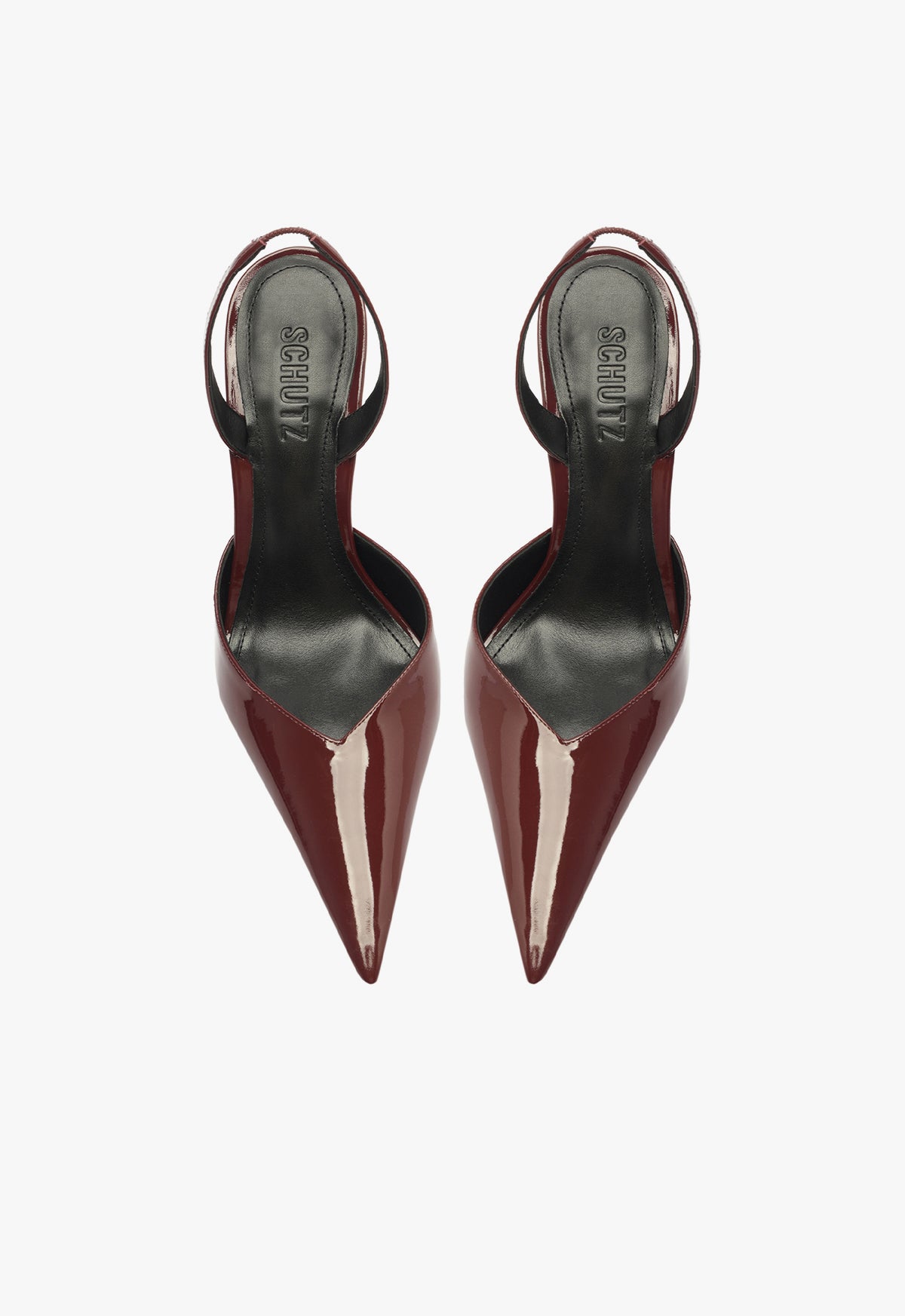 Siena Patent Leather Pump Women's High Heel Shoes - 3.5 Inch Heel, Pointed Toe, Comfortable Dress Pumps for Work, Party & Wedding (Style: F24, S2203000020003)