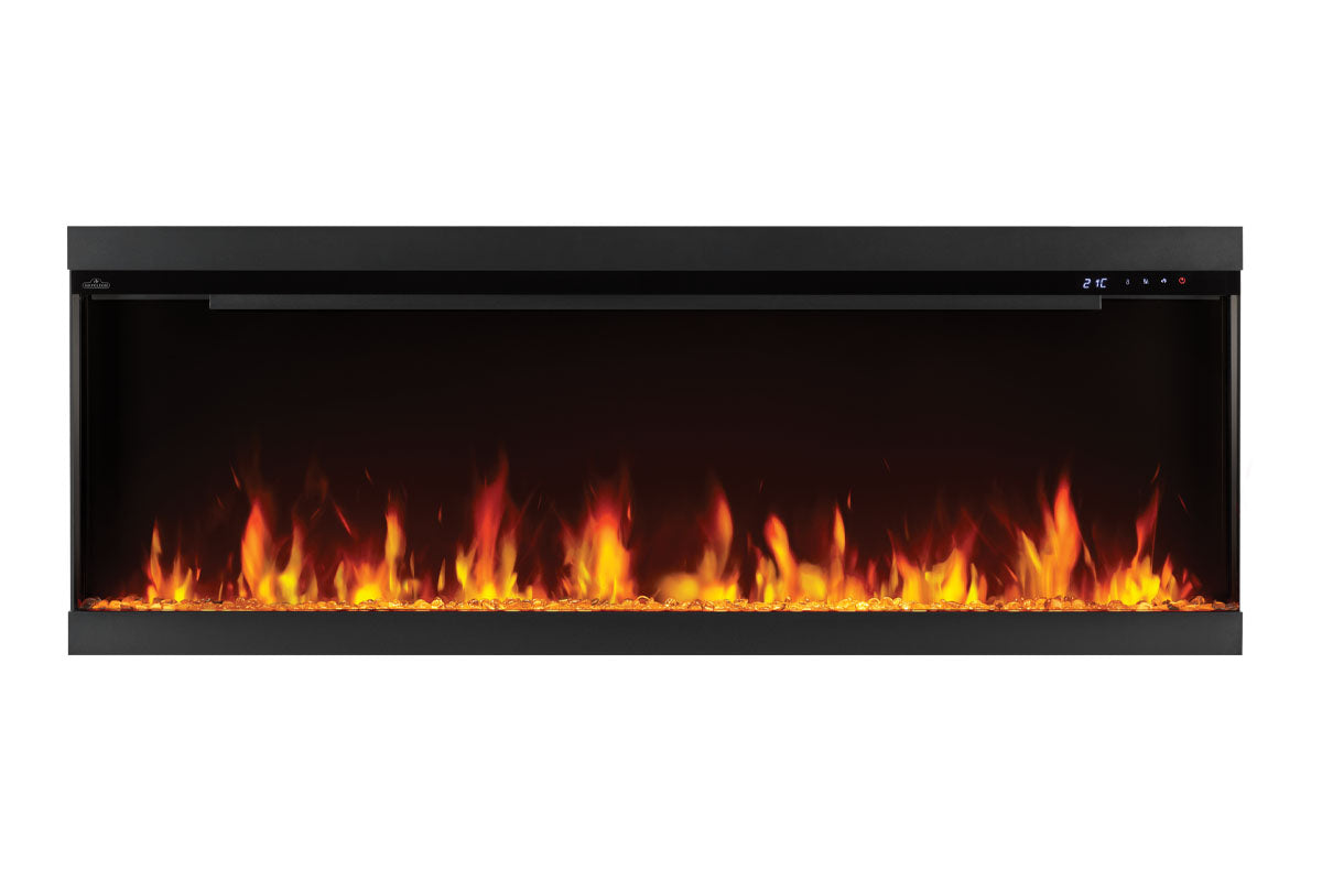 Napoleon Astound 62 FlexMount Smart Multi-Side Wall Mount Recessed Electric Fireplace - Perfect for Living Room, Bedroom & Office Heating & Decor