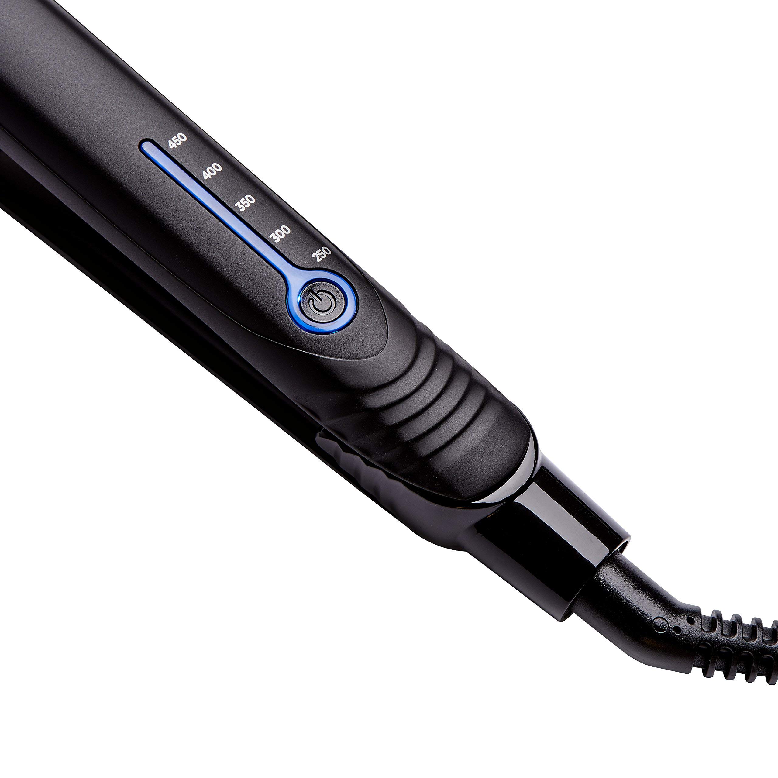 Salon Tech Professional 1 Inch Digital Flat Iron with SHC Silicone Technology - Perfect for Hair Styling, Straightening & Smoothing at Home or Salon