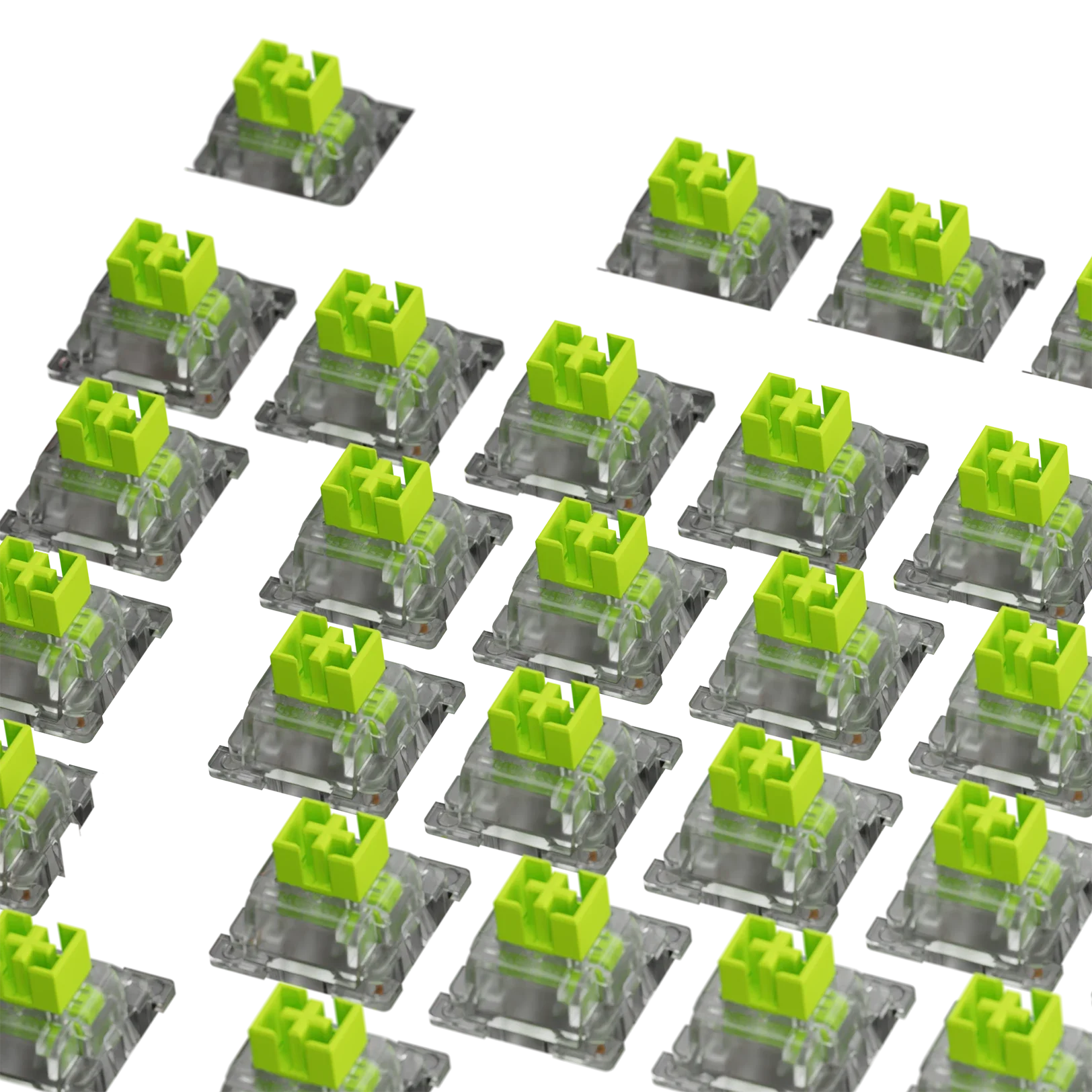 Glorious Raptor HE ANSI 100 Mechanical Keyboard Switches - Premium Linear Switches for Gaming & Typing | Perfect for Esports, Office Work & Mechanical Keyboard Enthusiasts