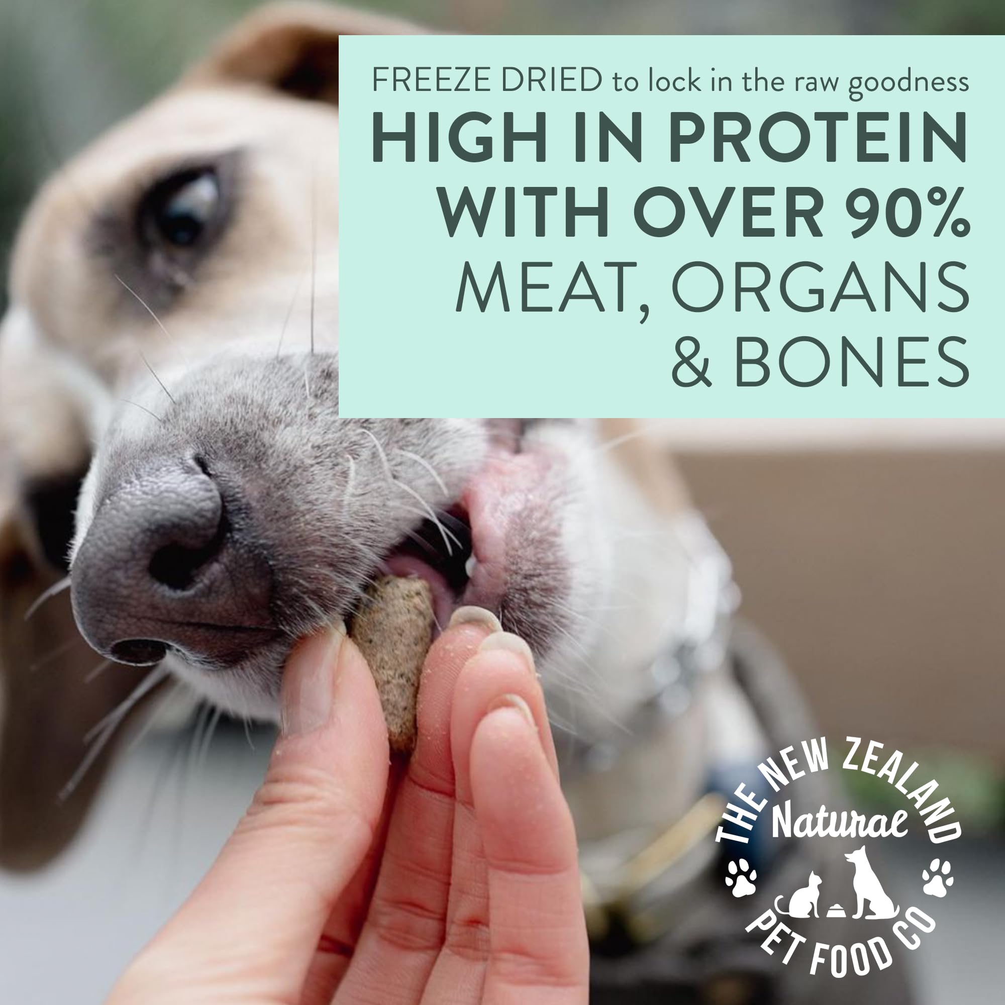 Premium Freeze Dried Dog Food - High Protein Chicken Recipe for Dogs | Grain-Free Dog Treats & Food Topper | 9.9 oz | Perfect for Training Rewards, Meal Enhancer & Travel Snacks
