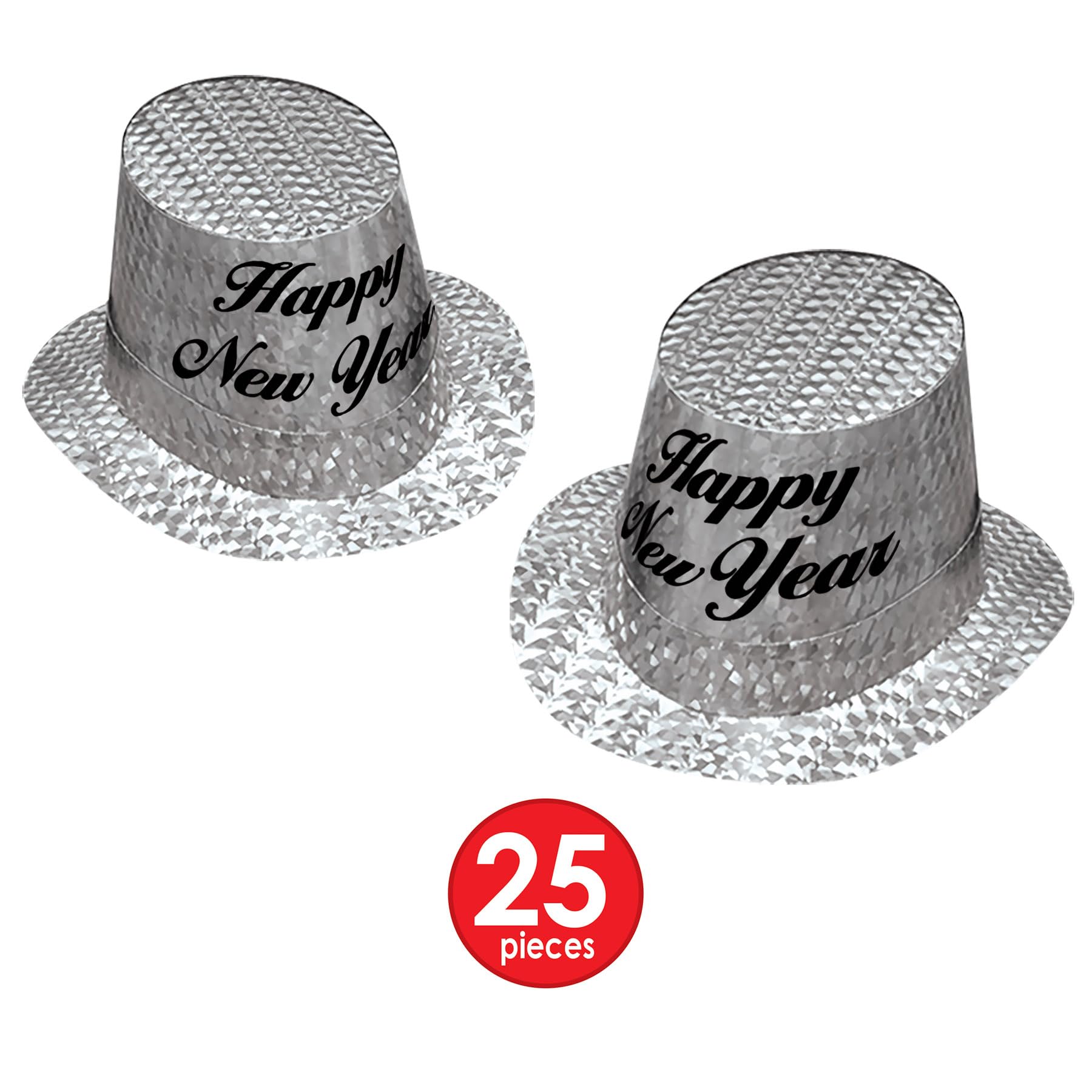 50-Piece New Year Diamond Party Accessories Set - Glittering Decorations for NYE, Birthday & Special Events (1 Count)